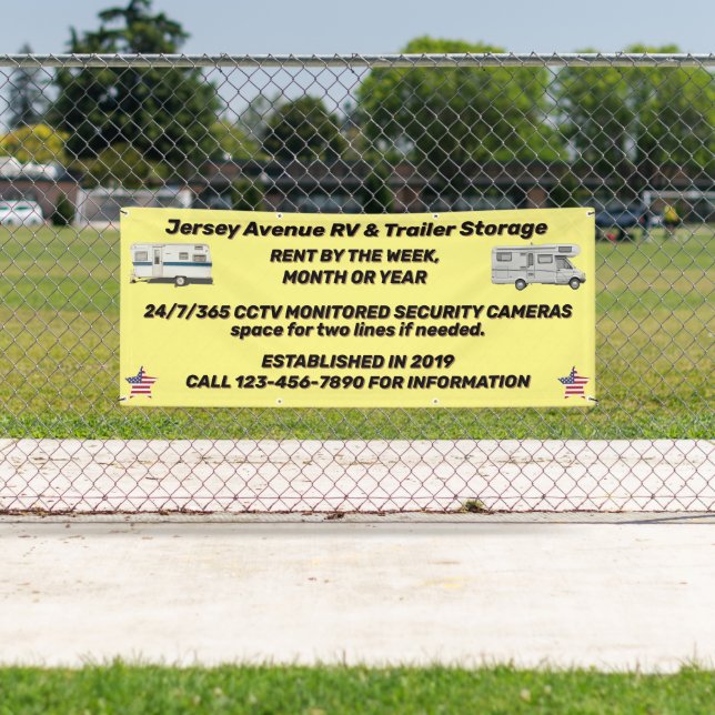 Customize Simple RV and Trailer Storage Business Banner (Insitu)