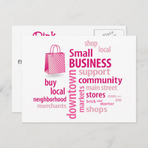 Customize Small Business  Postcard