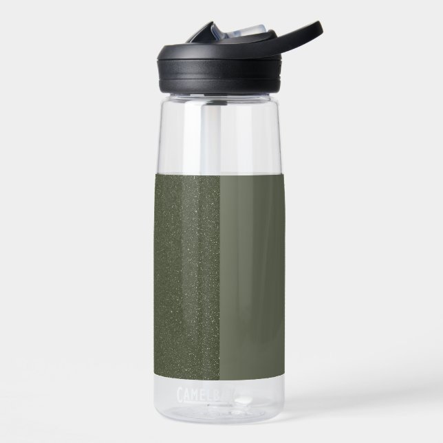 Customize Split Moss Green Water Bottle (Left)