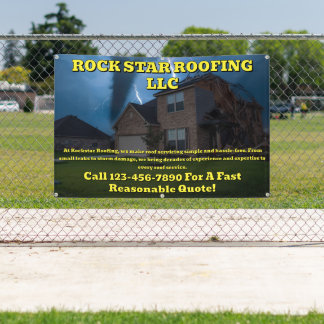 Customize Storm Tornado Repair Business Roadway Banner