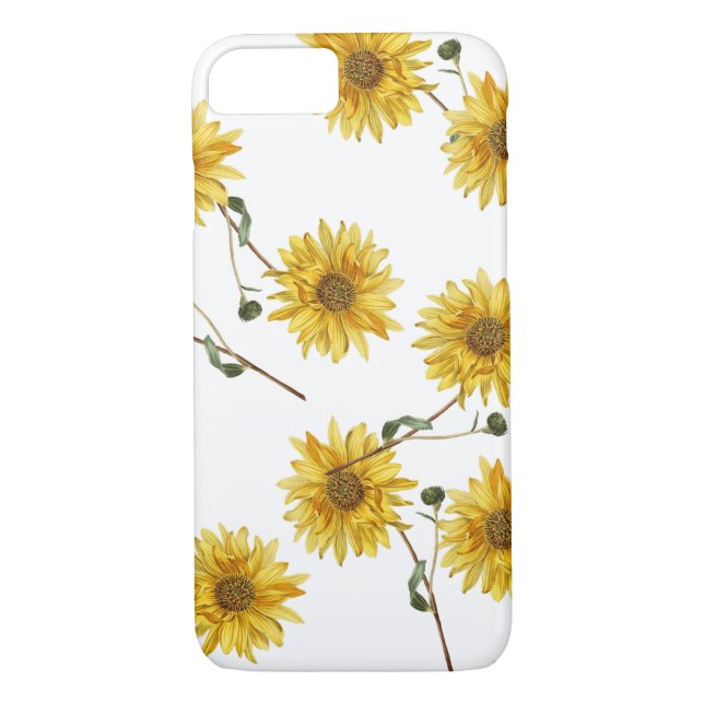 Customize Sunflower Design Case-Mate iPhone Case (Back)