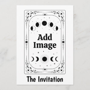 Customize Tarot Fortune Mystic Magic Divorce Party Invitation