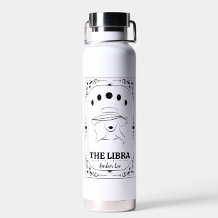 Customize Tarot Zodiac Astrology Birthday Libra  Water Bottle