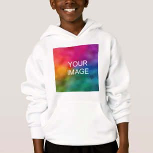 Customize Template Add Photo Text Kids Boys White