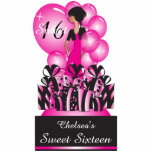 Customize Template for a Birthday or Bachelorette Standing Photo Sculpture<br><div class="desc">Free-standing Party Girl Cutouts. Makes a great conversation starter! This adorable DIY party table/cake topper will be a giant hit at her party. Perfect for her Birthday, a Bachelorette Party, a Girl Night Out, etc... Choose your size. ⭐This Product is 100% Customizable. Graphics and text can be deleted, moved, resized,...</div>