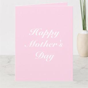 Customize text Happy Mother's Day, elegant classic Card