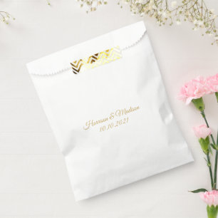 customize text Wedding gift favours Favour Bag