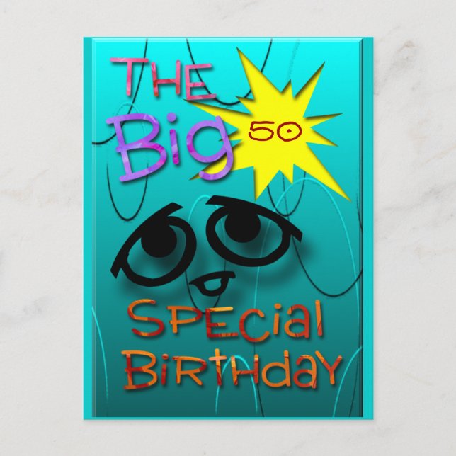 Customize the Age Postcard (Front)