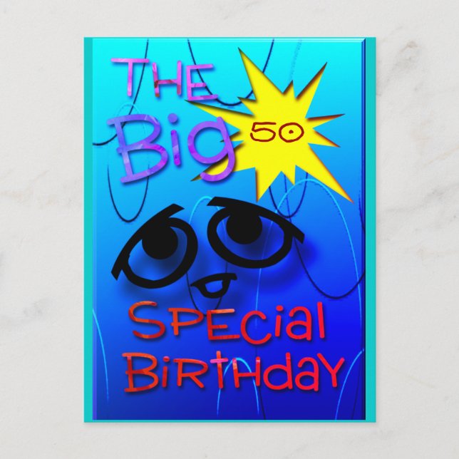 Customize the Age Postcard (Front)