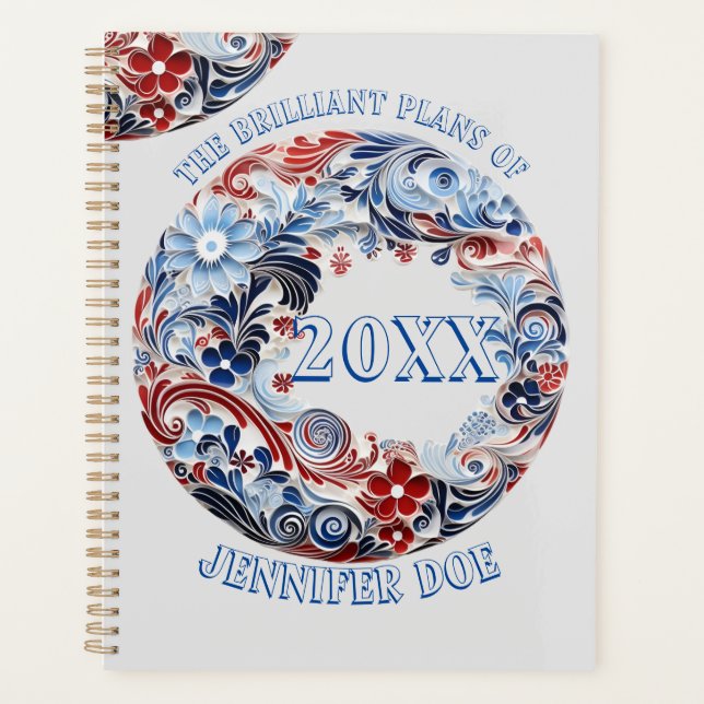 Customize the Cover of This Planner (Front)