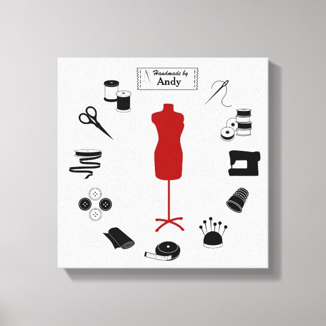 Customize the Label Canvas Print (Front)