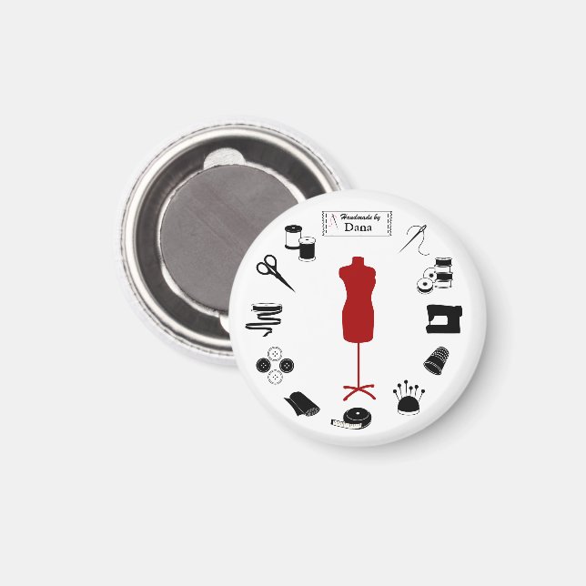 Customize the Label Magnet (Front/Back)