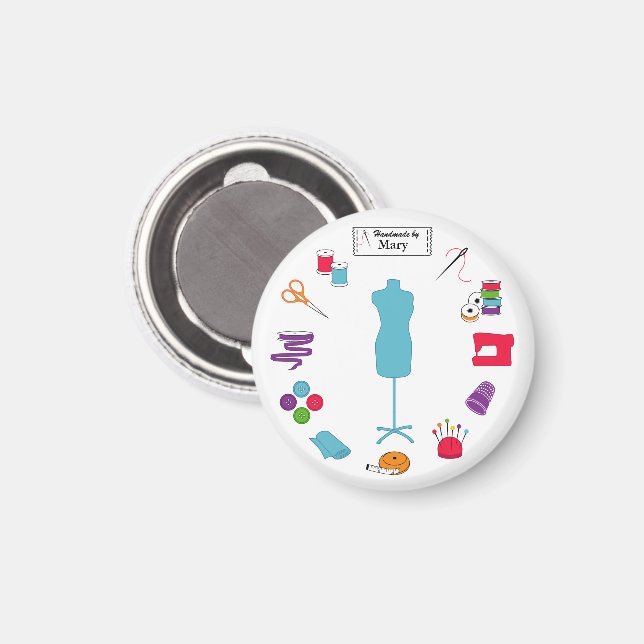 Customize the Label Magnet (Front/Back)