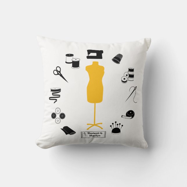 Customize the Label Pillow (Front)