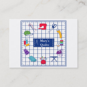 Customize the Label Quilt Business Card