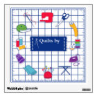Customize the Label Quilt Wall Decal
