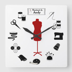 Customize the Label Wall Clock