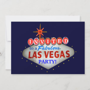 Customize the Las Vegas Welcome Sign Invitation