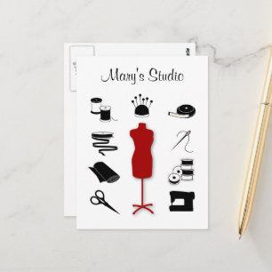Customize the Text Postcard