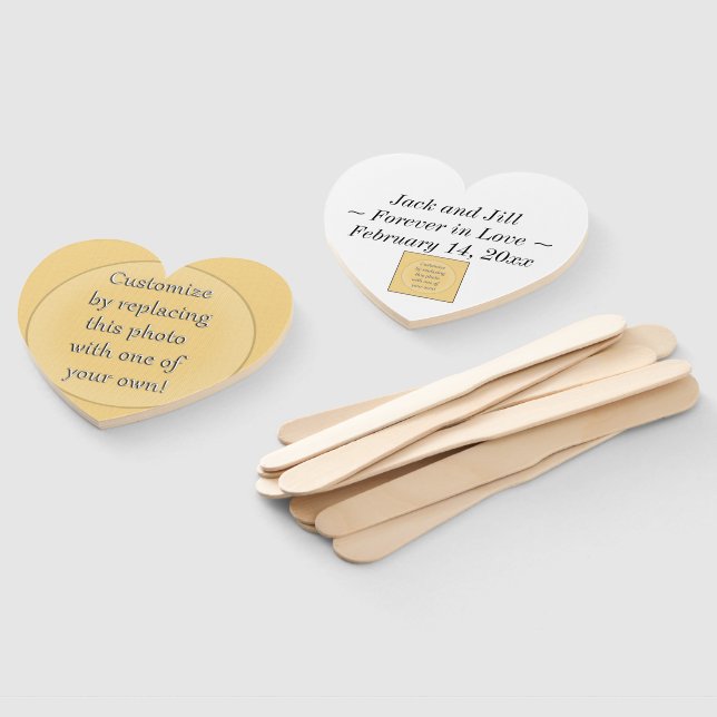 Customize This! Add Your Art or Photograph Hand Fan (Non-assembled)