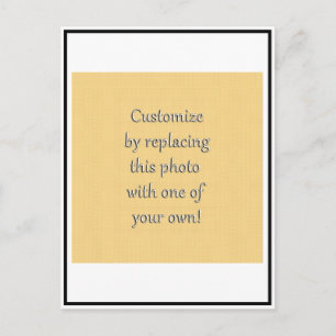 Customize This! Add Your Art or Photograph Postcard