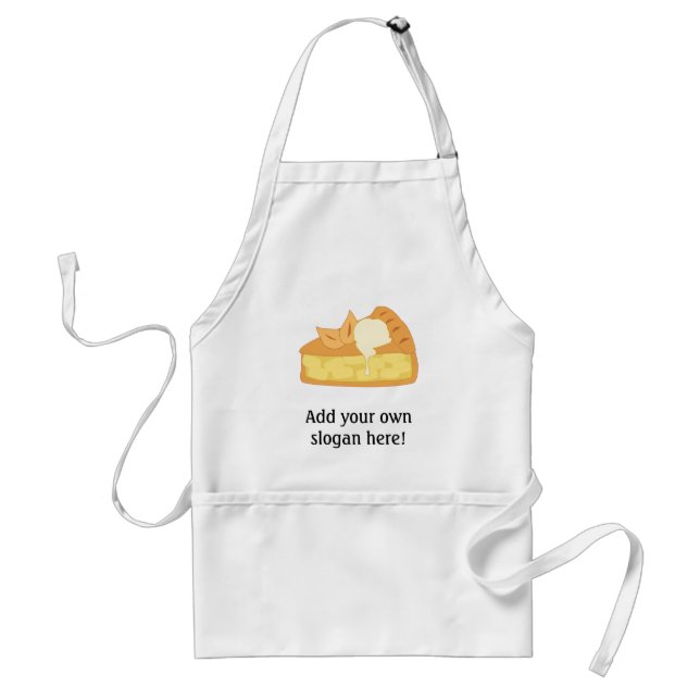 Customize this Apple Pie Slice graphic Standard Apron (Front)
