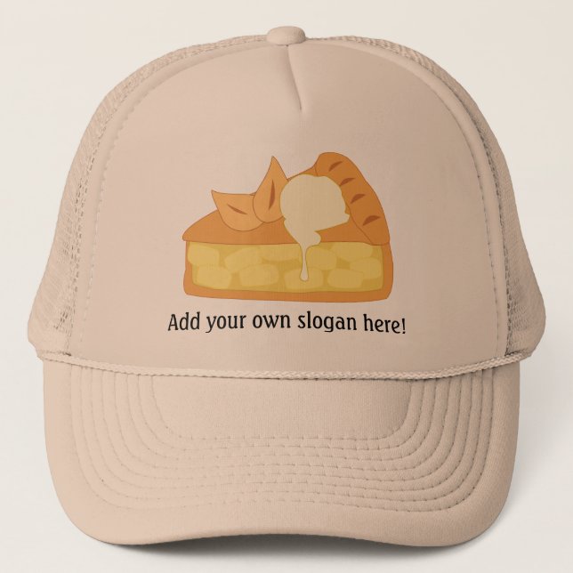 Customize this Apple Pie Slice graphic Trucker Hat (Front)