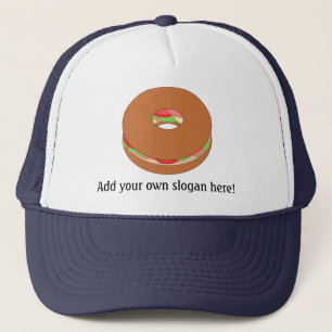 Customize this Bagel graphic Trucker Hat
