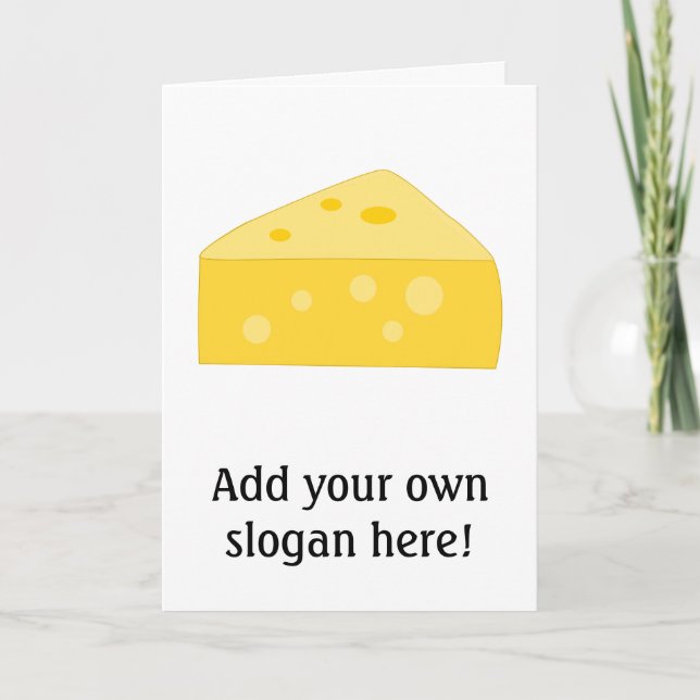 Customize this Big Cheese graphic Card (Front)