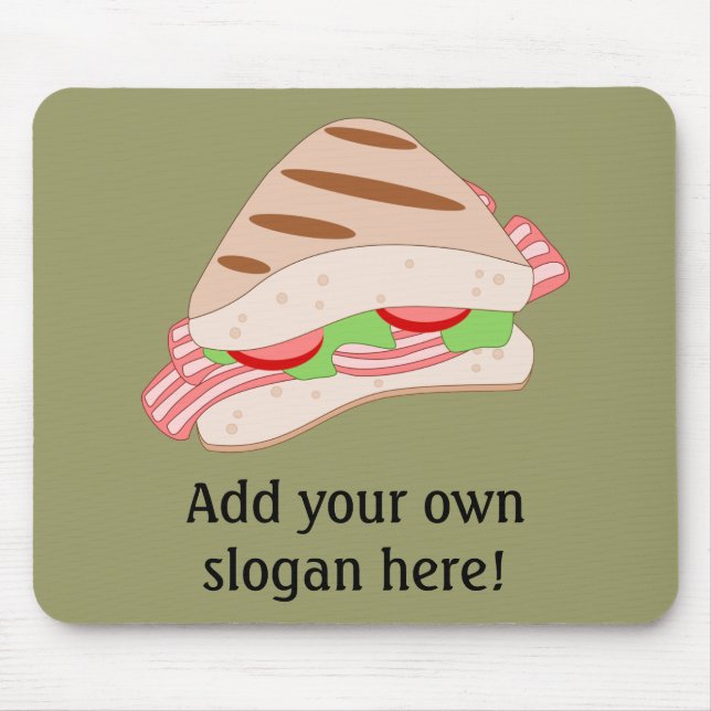 Customize this BLT Sandwich Graphic Mouse Pad (Front)