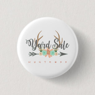 Customize This BOHO Yard Sale Button