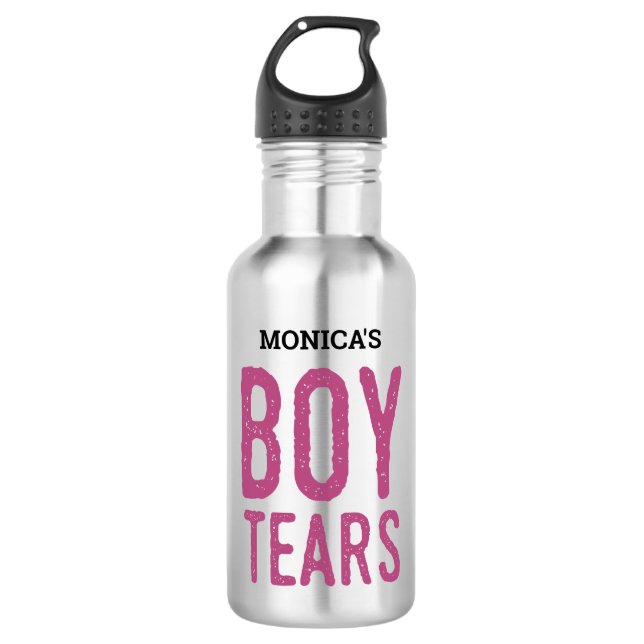 Customize This Boy Tears 532 Ml Water Bottle (Front)