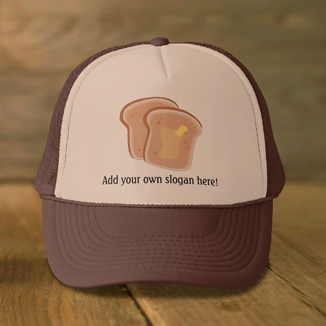 Customize this Buttered Toast graphic Trucker Hat (Creator Uploaded)