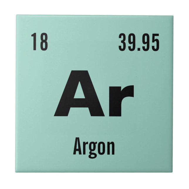 Customize this Chemistry Element Tile (Front)