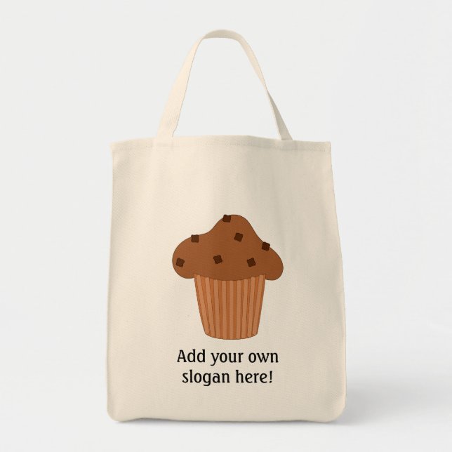 Customize this Choc Chip Muffin graphic Tote Bag (Front)