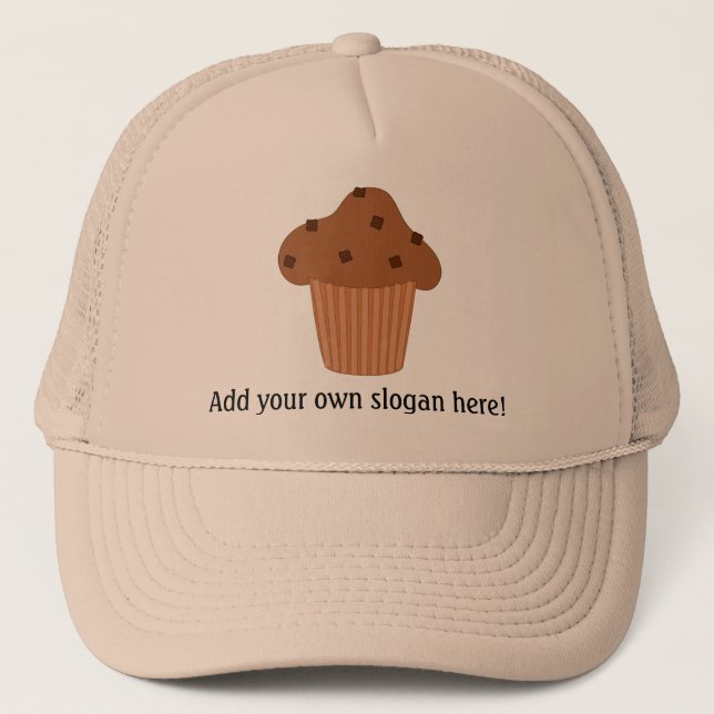 Customize this Choc Chip Muffin graphic Trucker Hat (Front)