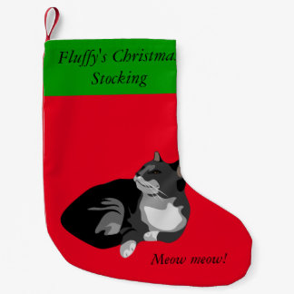 Customize this Christmas stocking for your cat!