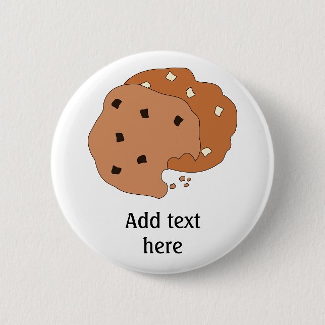 Customize this Cookies graphic 2 Inch Round Button (Front)