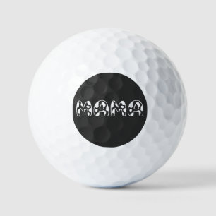 Customize This Design: Cow Mama Birthday Golf Balls