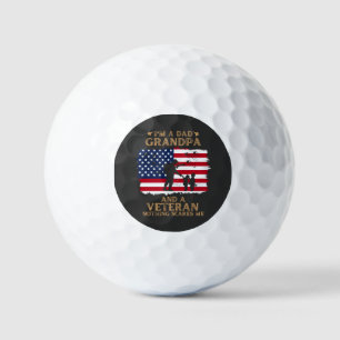 Customize This Design: I'm a Dad Grandpa  Golf Balls