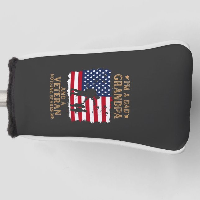 Customize This Design: I'm a Dad Grandpa  Golf Head Cover (Front)