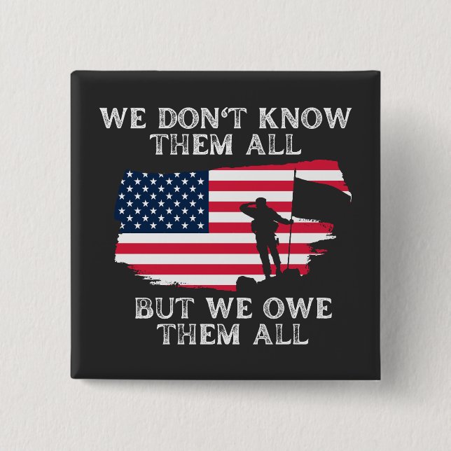 Customize This Design: We Don't Know Them All 2 Inch Square Button (Front)