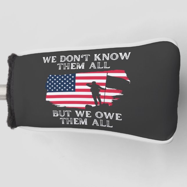Customize This Design: We Don't Know Them All Golf Head Cover (Front)