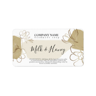 Customize this Handmade Soap Label Template
