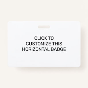 CUSTOMIZE THIS HORIZONTAL BADGE