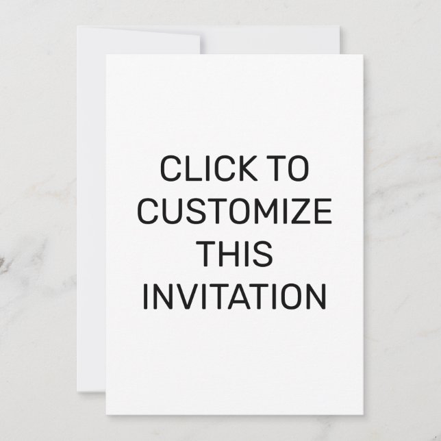 CUSTOMIZE THIS INVITATION (Front)