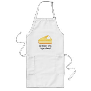 Customize this Lemon Cheesecake graphic Long Apron