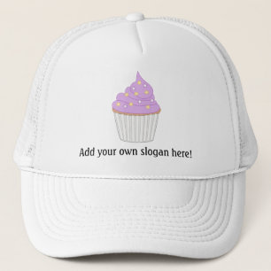 Customize this Lilac Cupcake graphic Trucker Hat