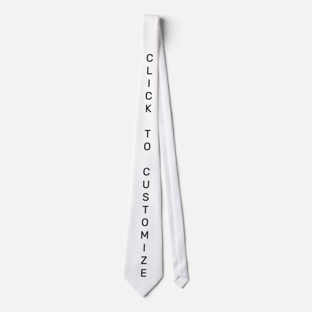CUSTOMIZE THIS NECK TIE (Front)