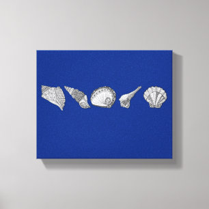 Customize This Original Seashell Art Canvas Print
